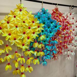 Decorative Artificial flowers hangings for event decor / Haldi Mehendi festival event decor hangings